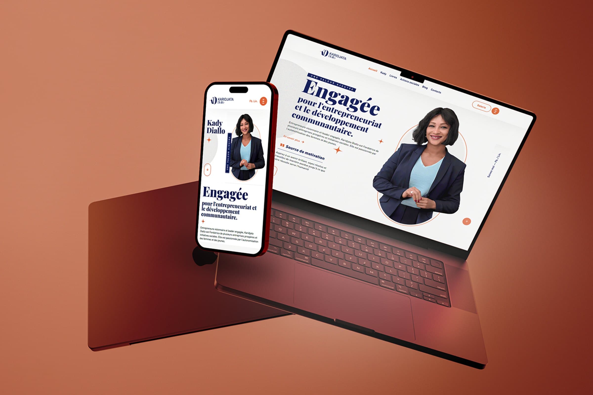 Site web Karidjata Diallo