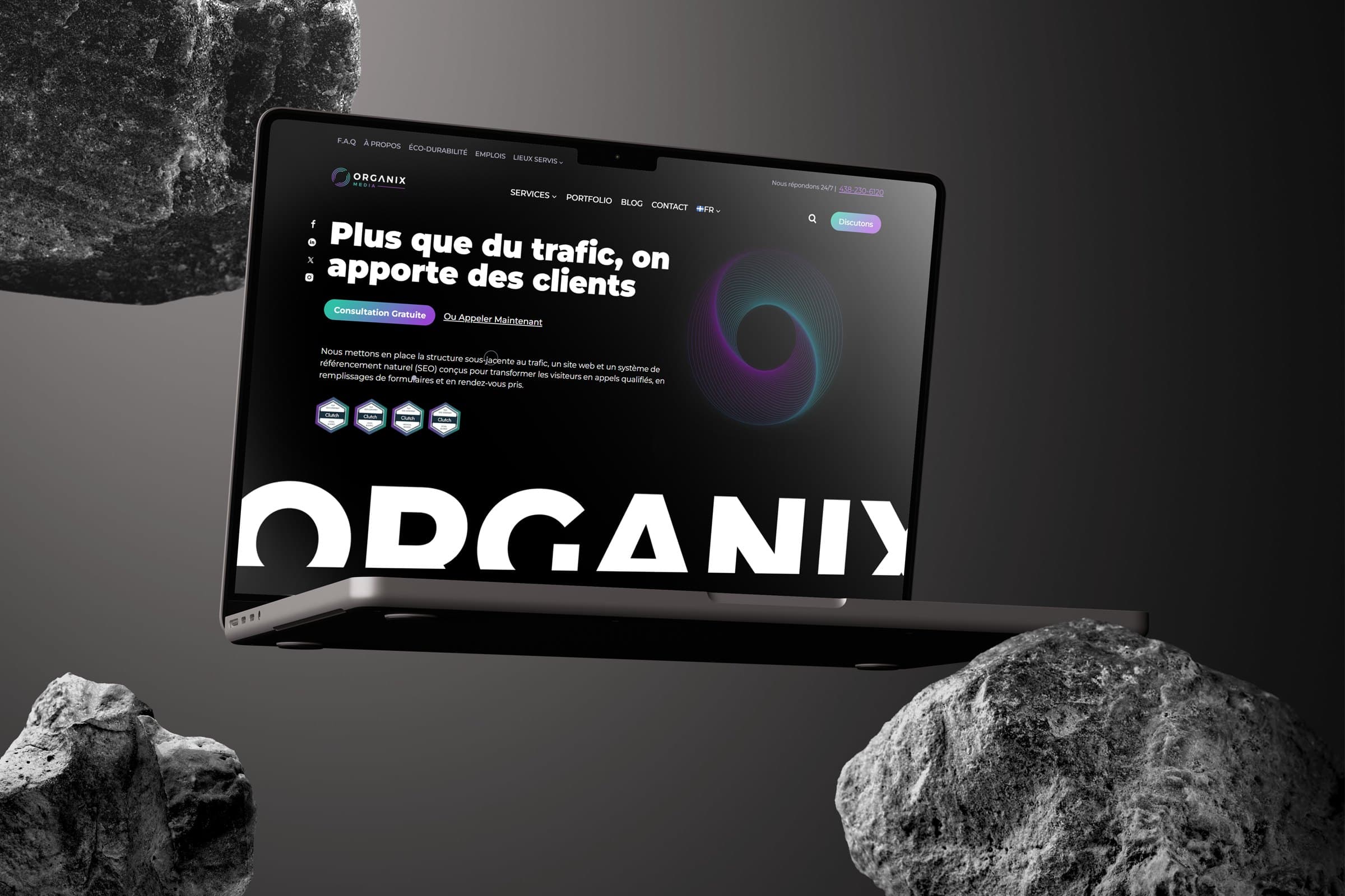 Site web Organix Media
